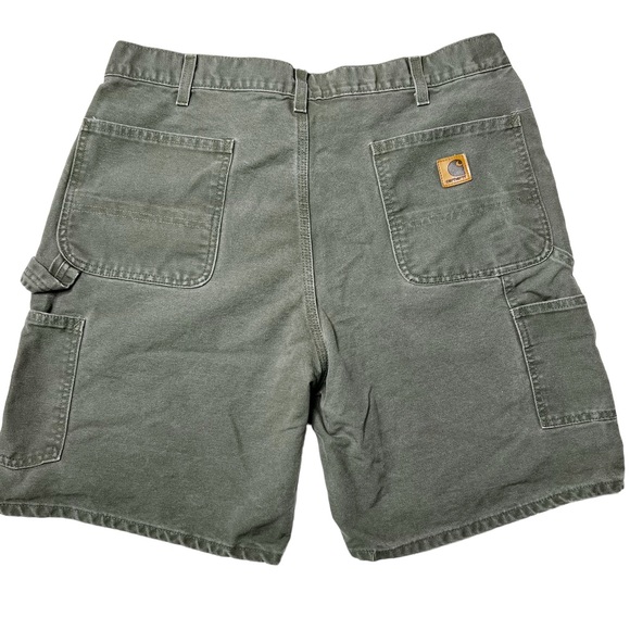Carhartt Other - Carhartt Cotton Canvas Rugged Hammer Loop Shorts 8.5” in Green Men’s Sz 38